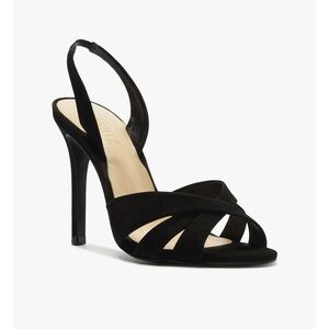 Schutz Keefa High Heeled Black Sandal. NWB